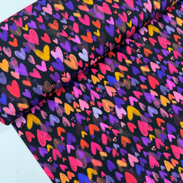 Jersey Digital Hearts schwarz